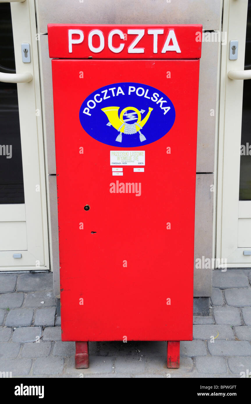 Post Machine Poland Poland post box hi-res stock photography and images - Alamy