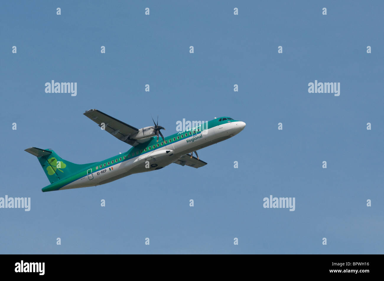 Aer Lingus ATR 72 EI-REP Passenger aeroplane Stock Photo