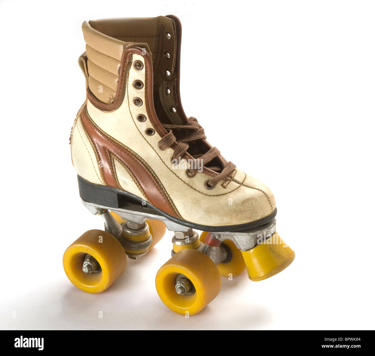 Child's old roller skate Stock Photo