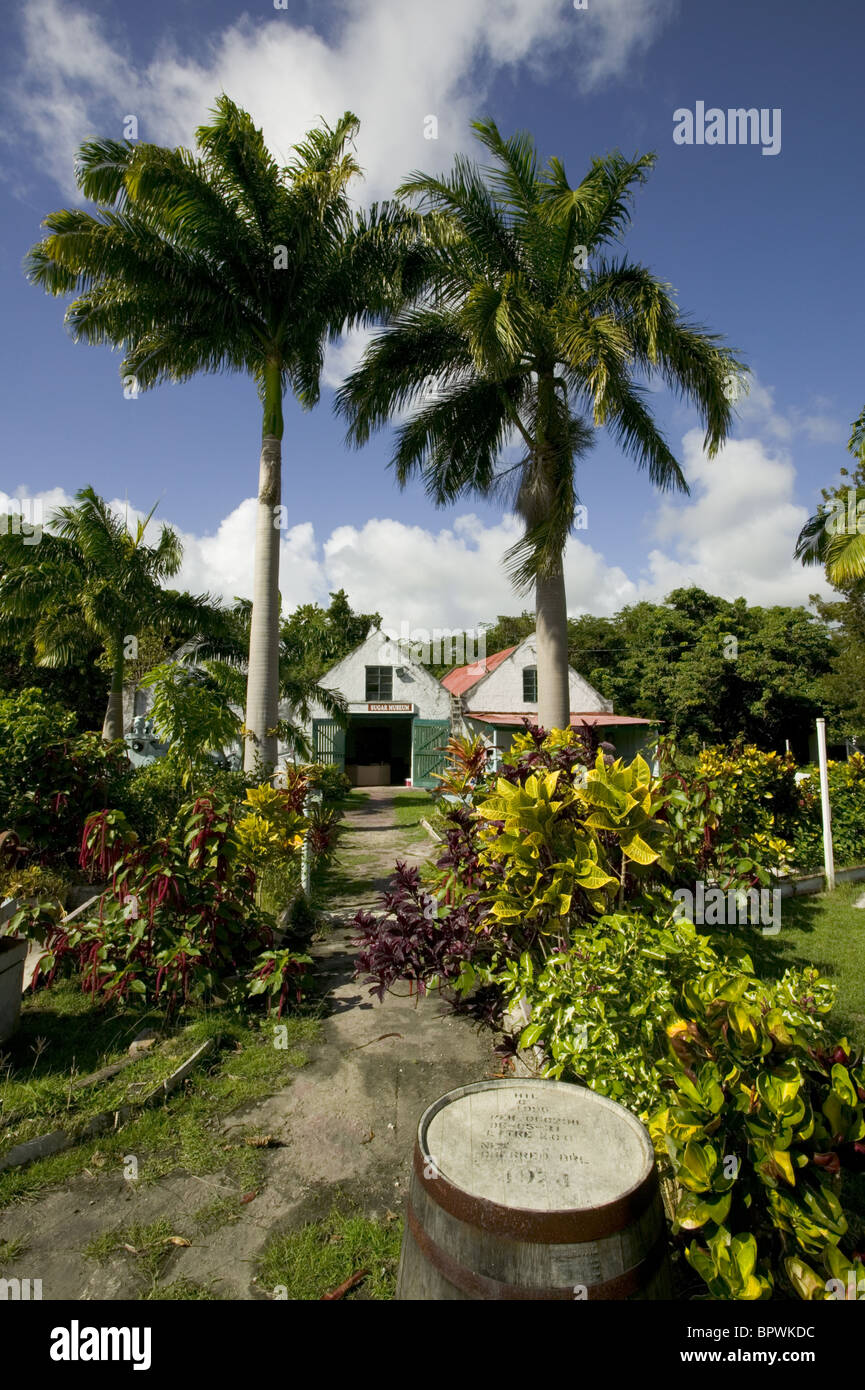 Exterior of Frank Hutson Sugar Museum in the parish of Saint James in