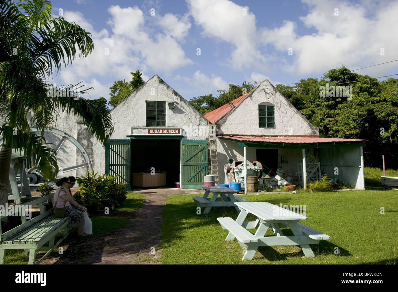 Exterior of Frank Hutson Sugar Museum in the parish of Saint James in