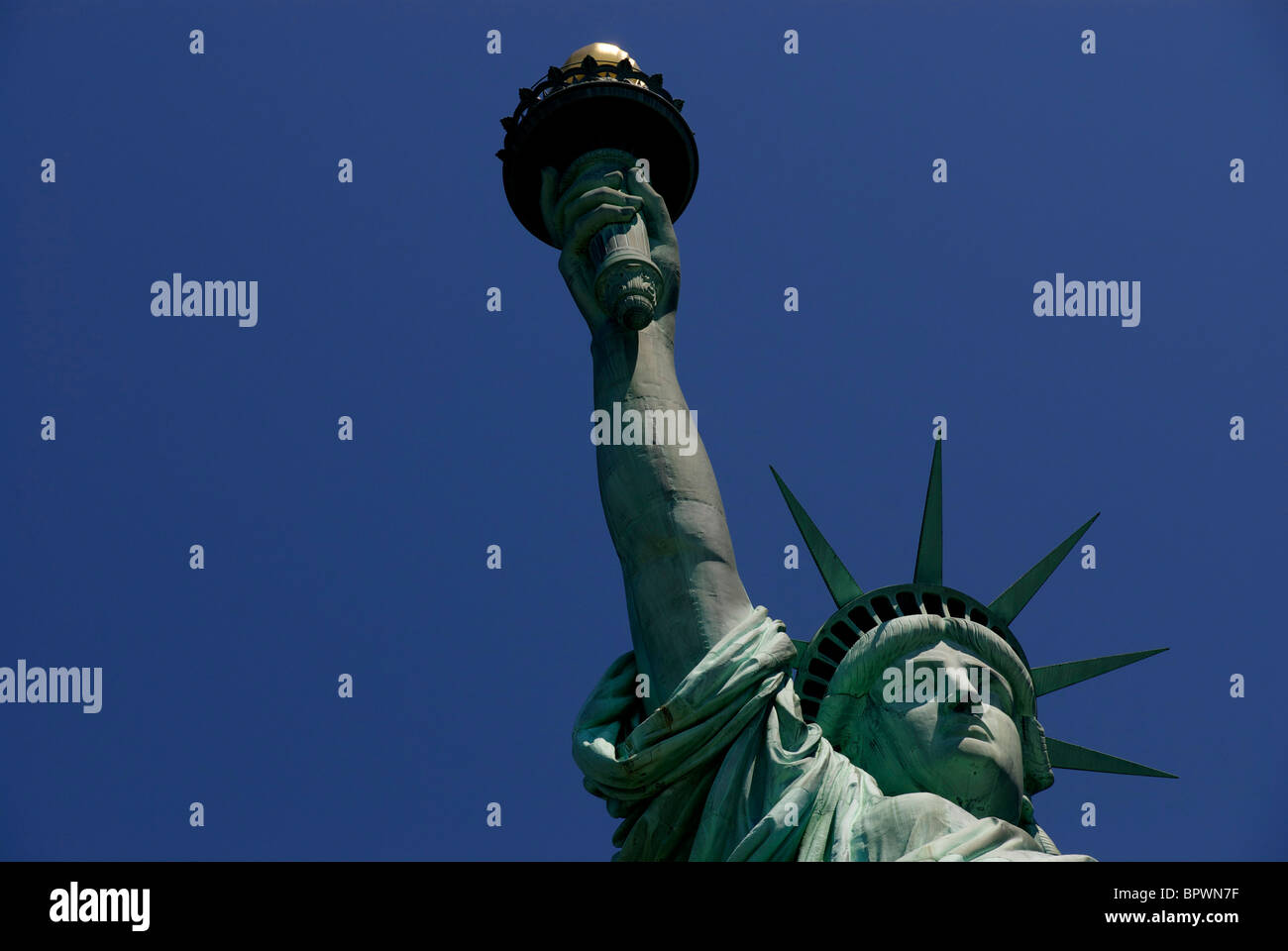 statue of liberty New York NY historical landmark given to America by