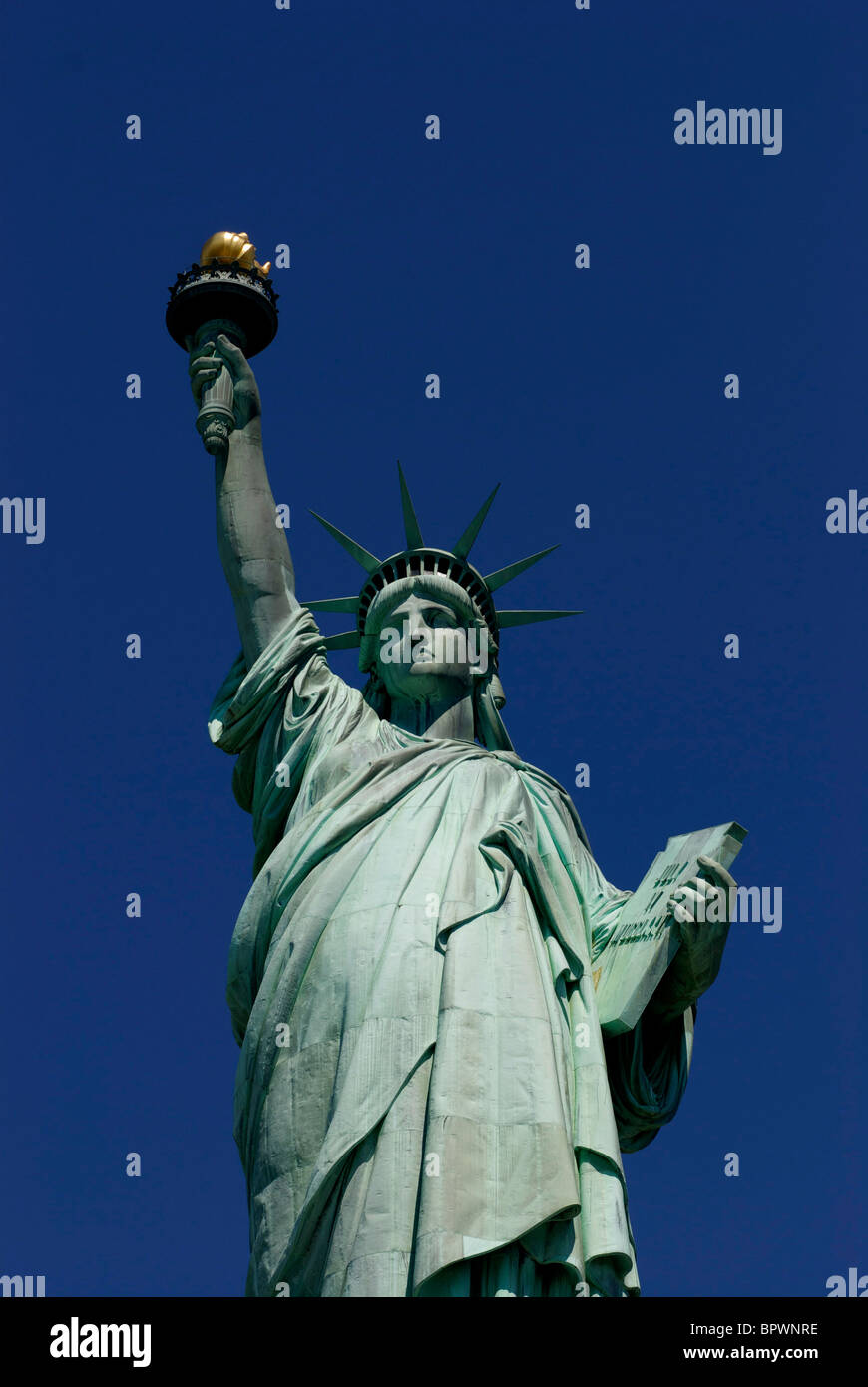 statue of liberty New York NY historical landmark given to America by