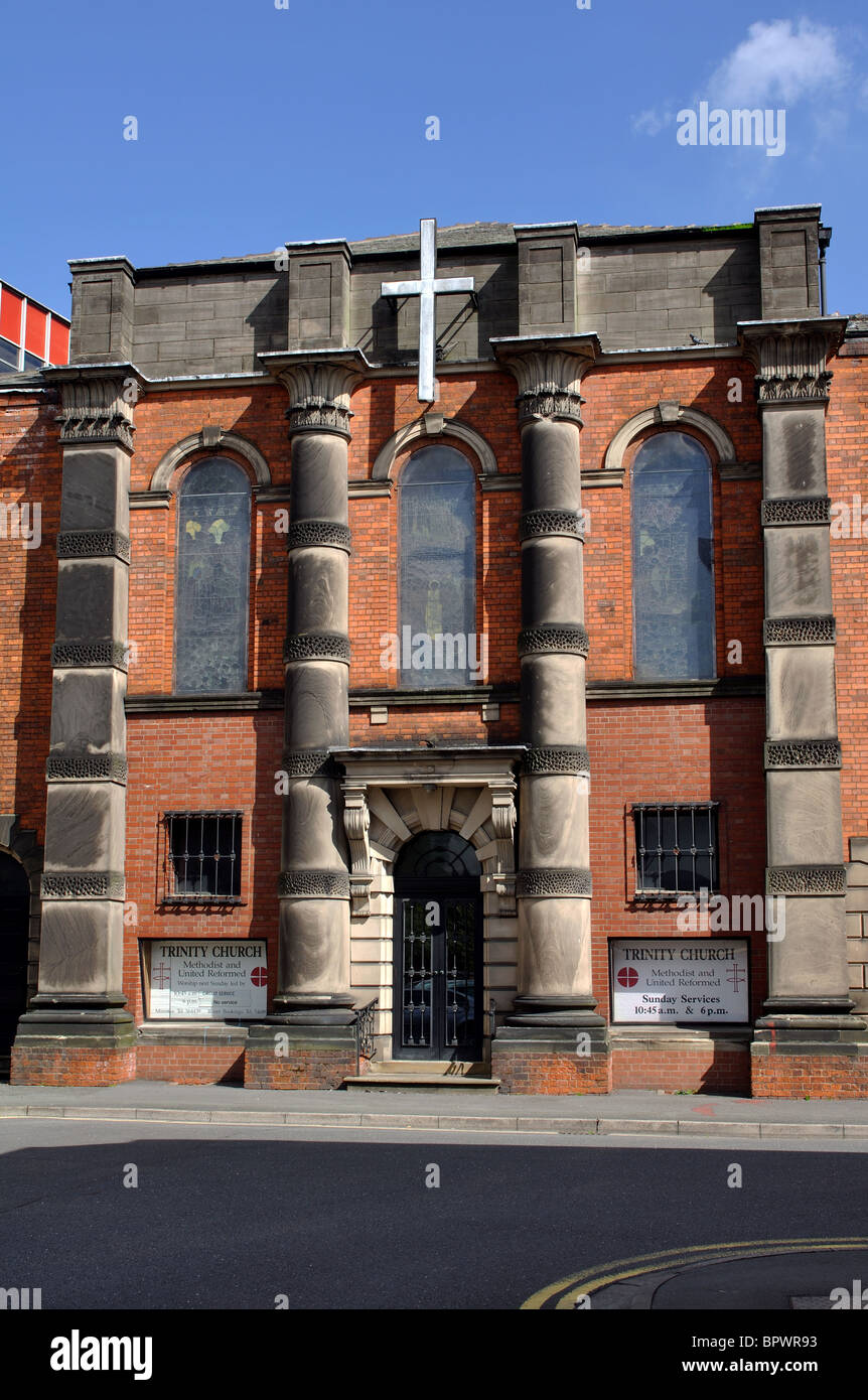 Trinity Methodist and United Reformed Church, Burton on Trent, Staffordshire, England, UK Stock Photo