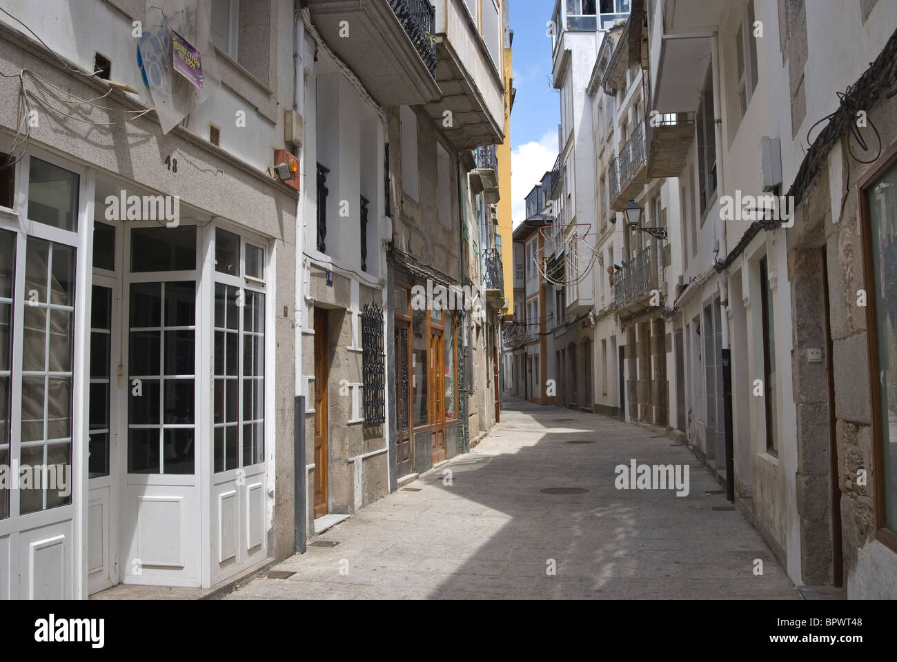 Urban landscape in Viveiro, Lugo, Galicia, Spain. Stock Photo