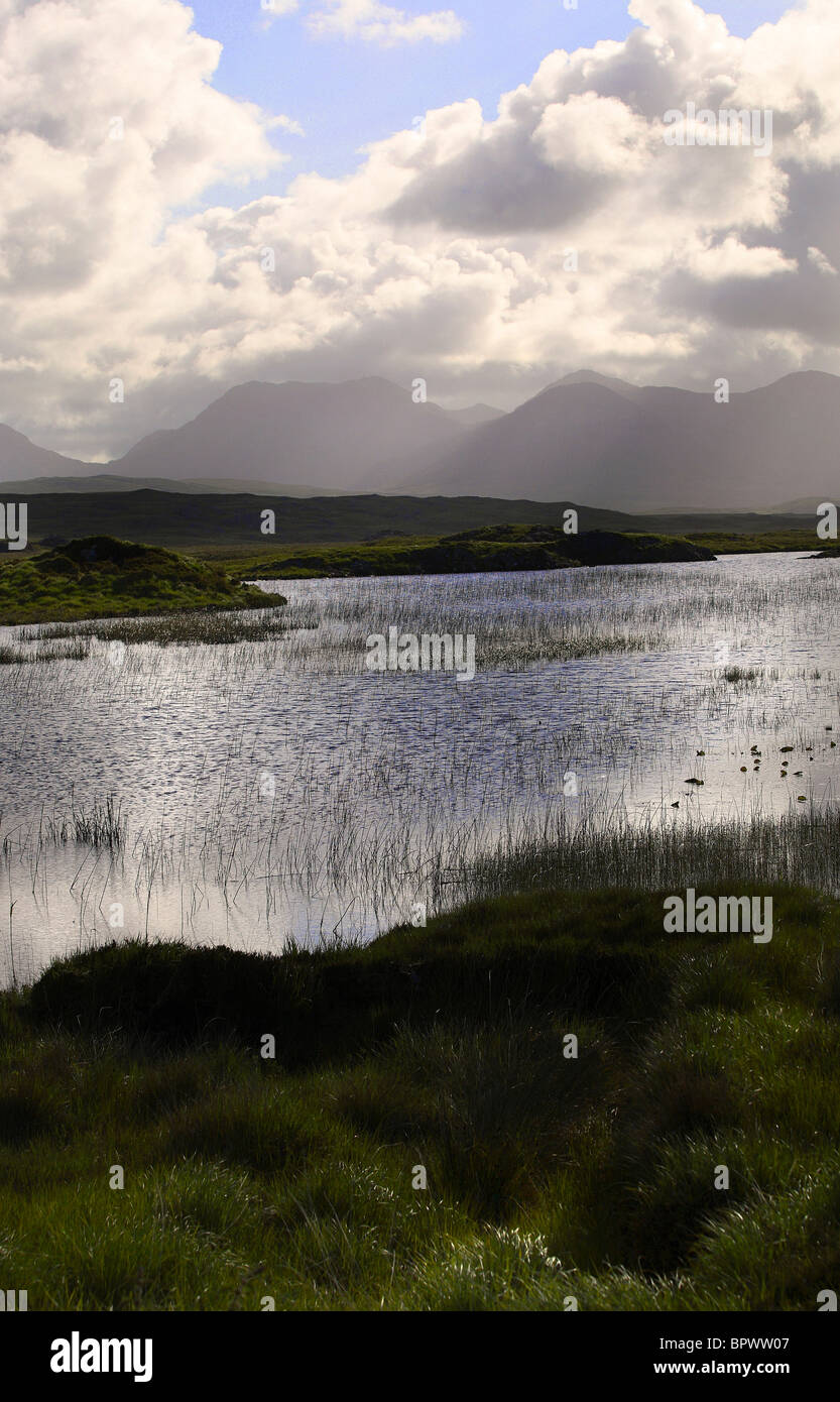 Connemara Landscape, County Galway Ireland Stock Photo