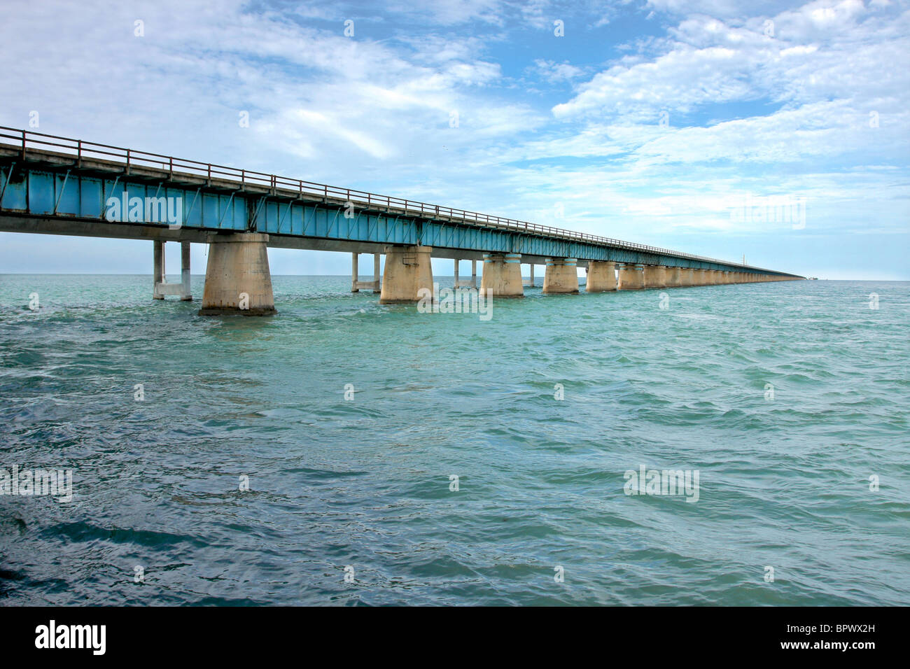 Old bridge to Key West Stock Photo Alamy