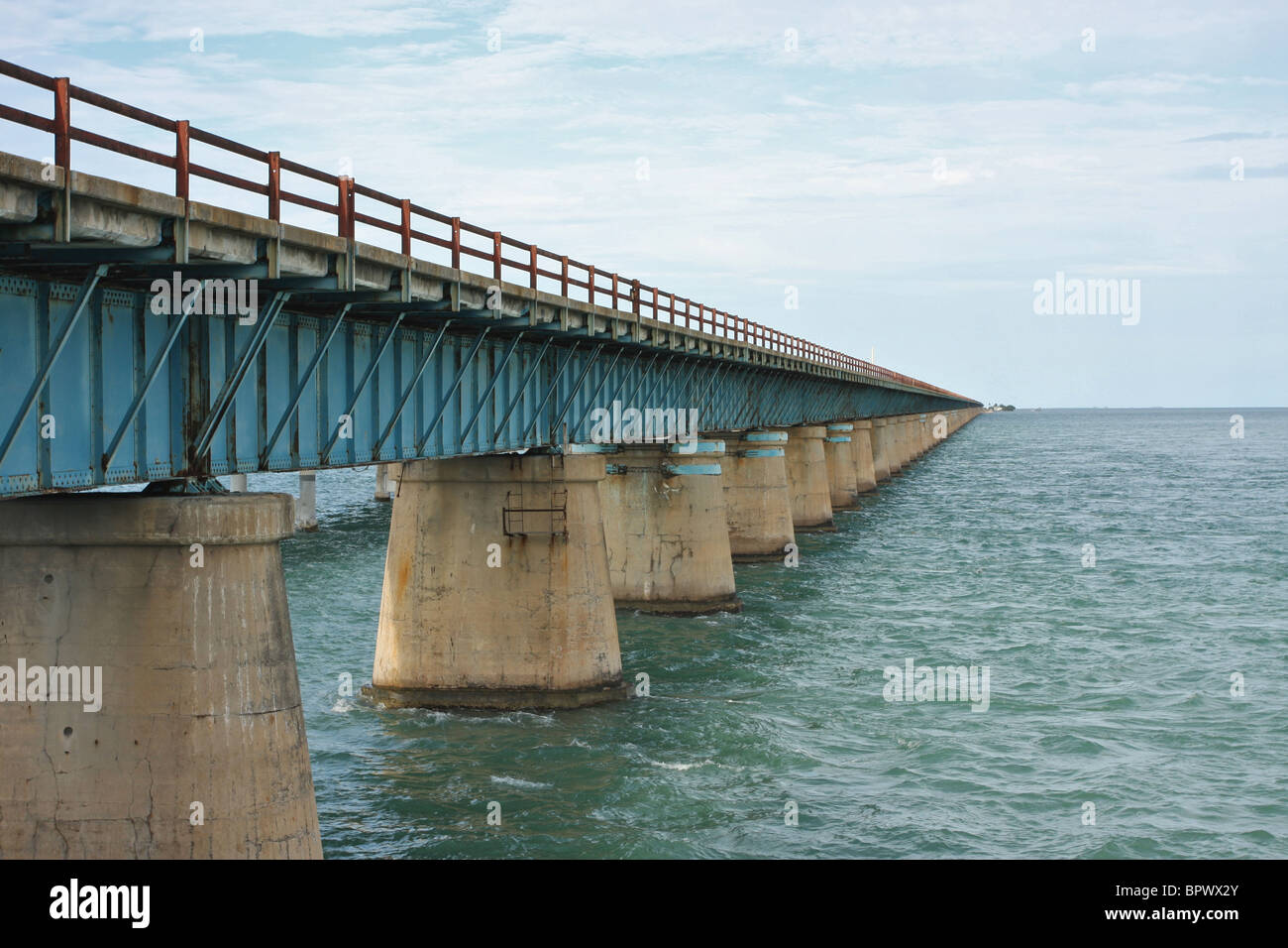 Old bridge to Key West Stock Photo Alamy