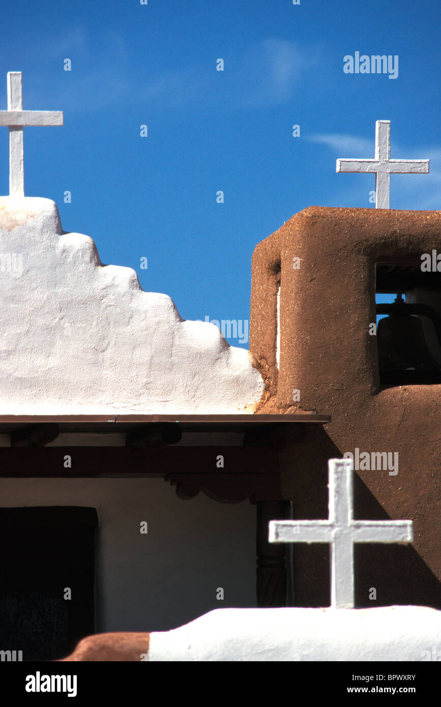 Taos Pueblo, New Mexico. San Geronimo de Taos a spanish Colonial