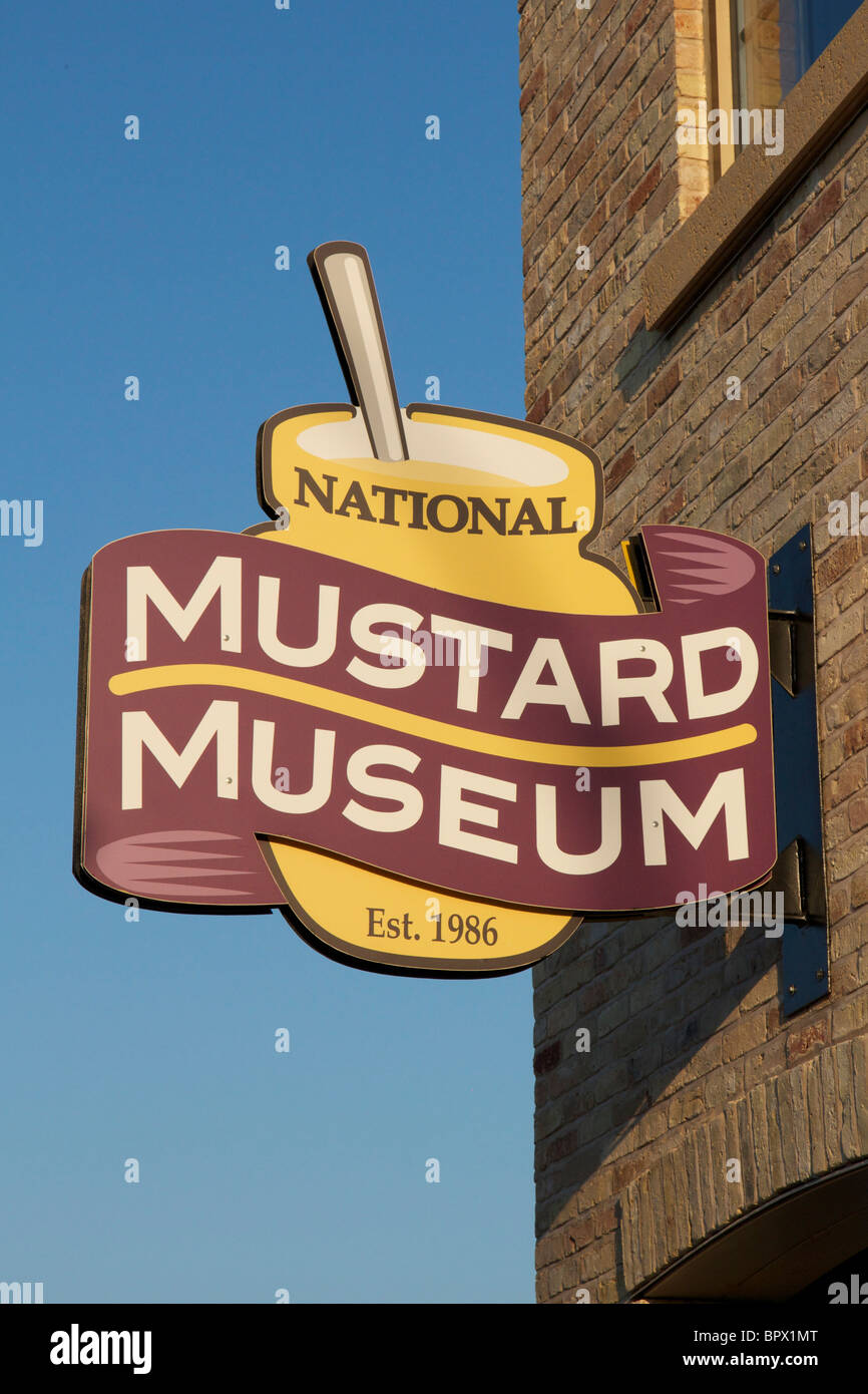 National Mustard Museum. Middleton, Wisconsin Stock Photo Alamy