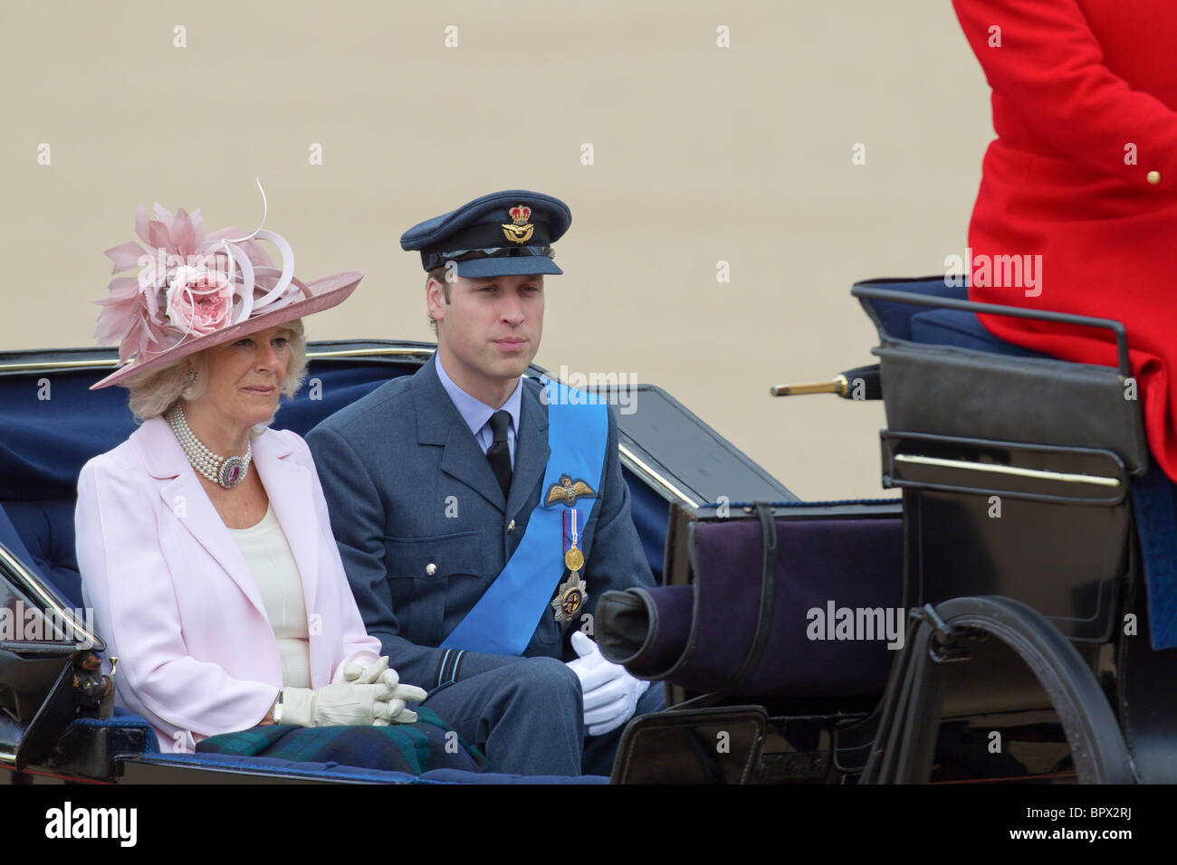 Prince William of Wales and The Duchess of Cornwall on their way to ...