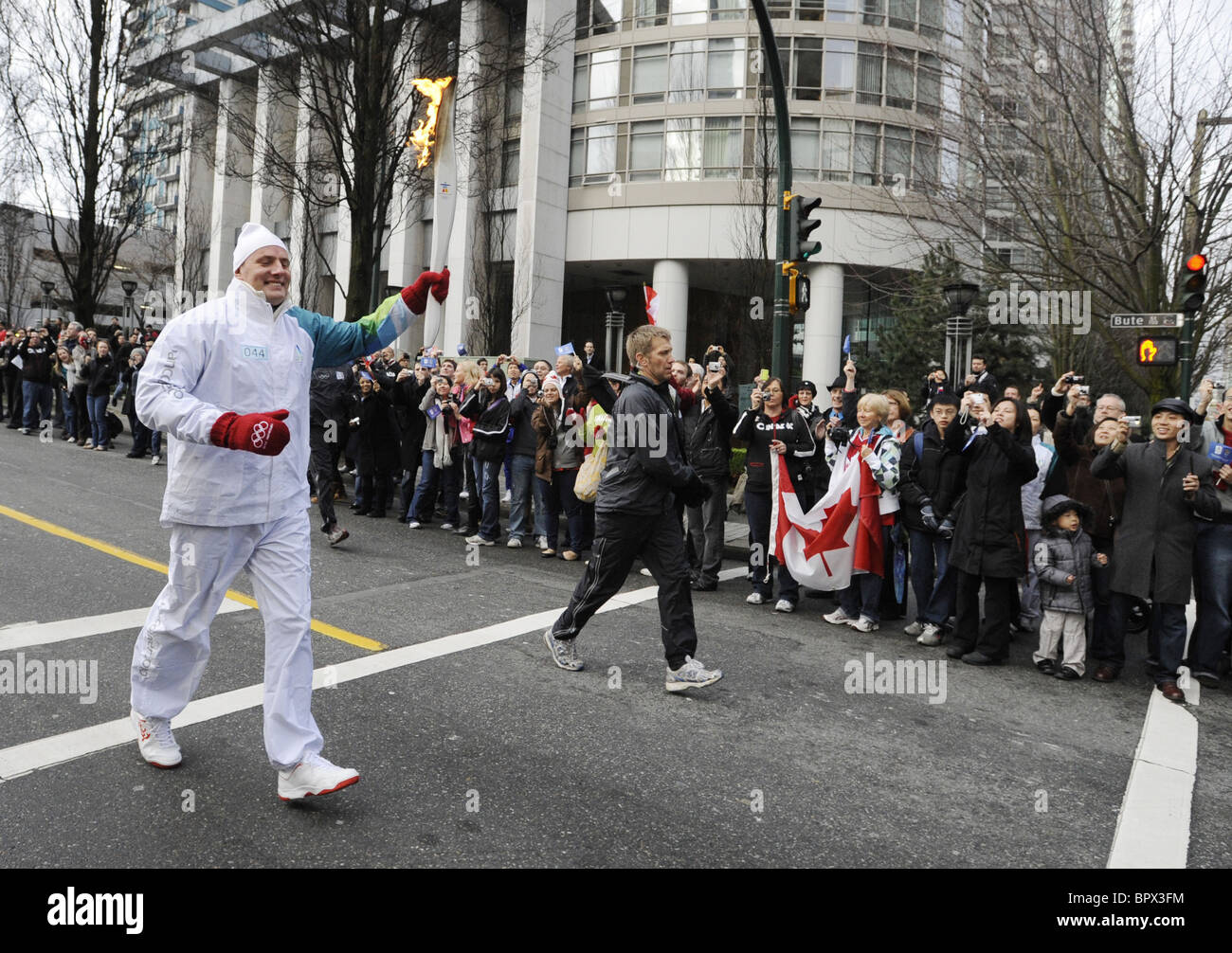 The Olympic Torch at the Vancouver 2010 XXI Olympic Winter Games ...