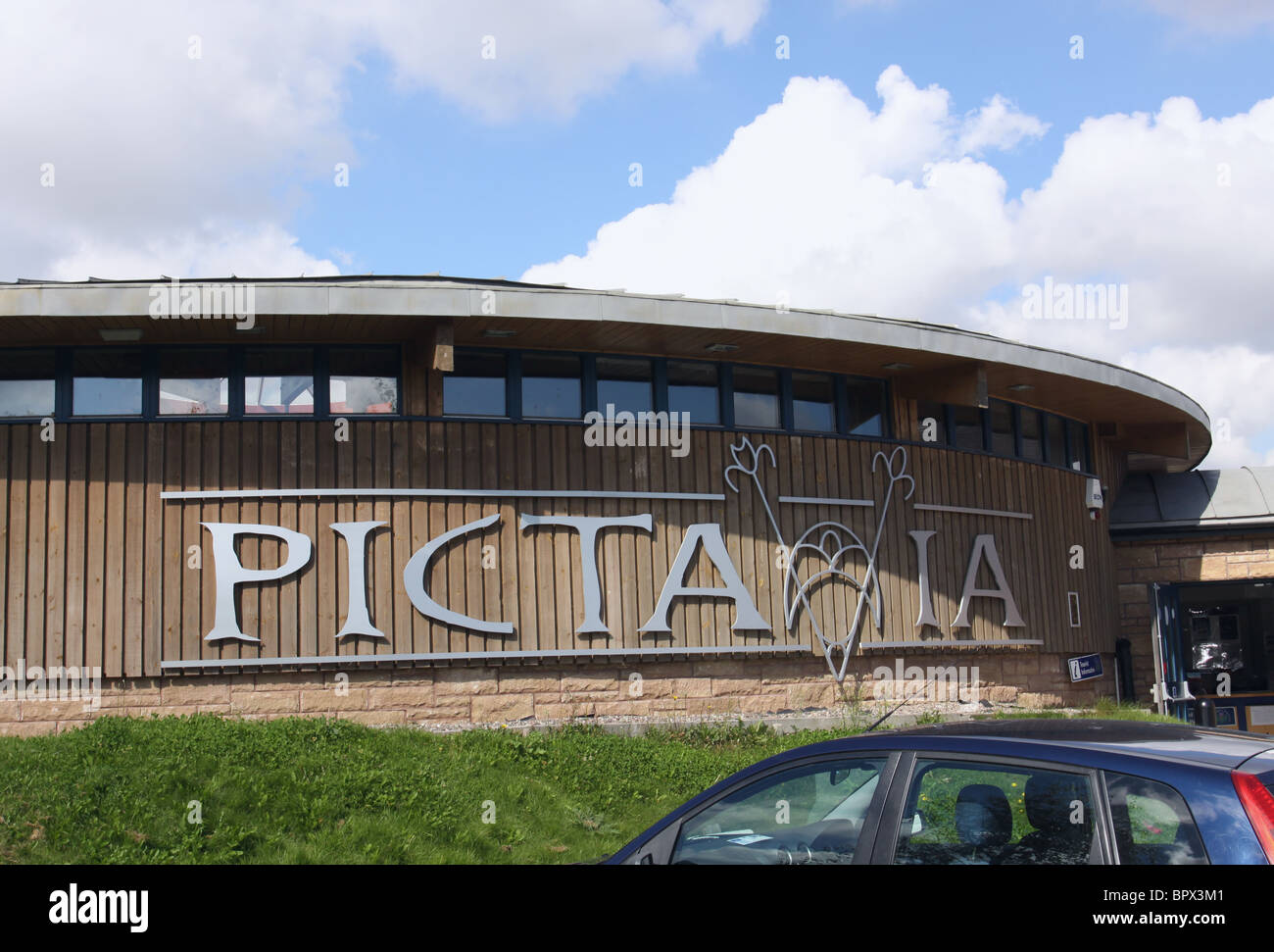 Exterior of Pictavia Brechin Angus Scotland September 2010 Stock Photo
