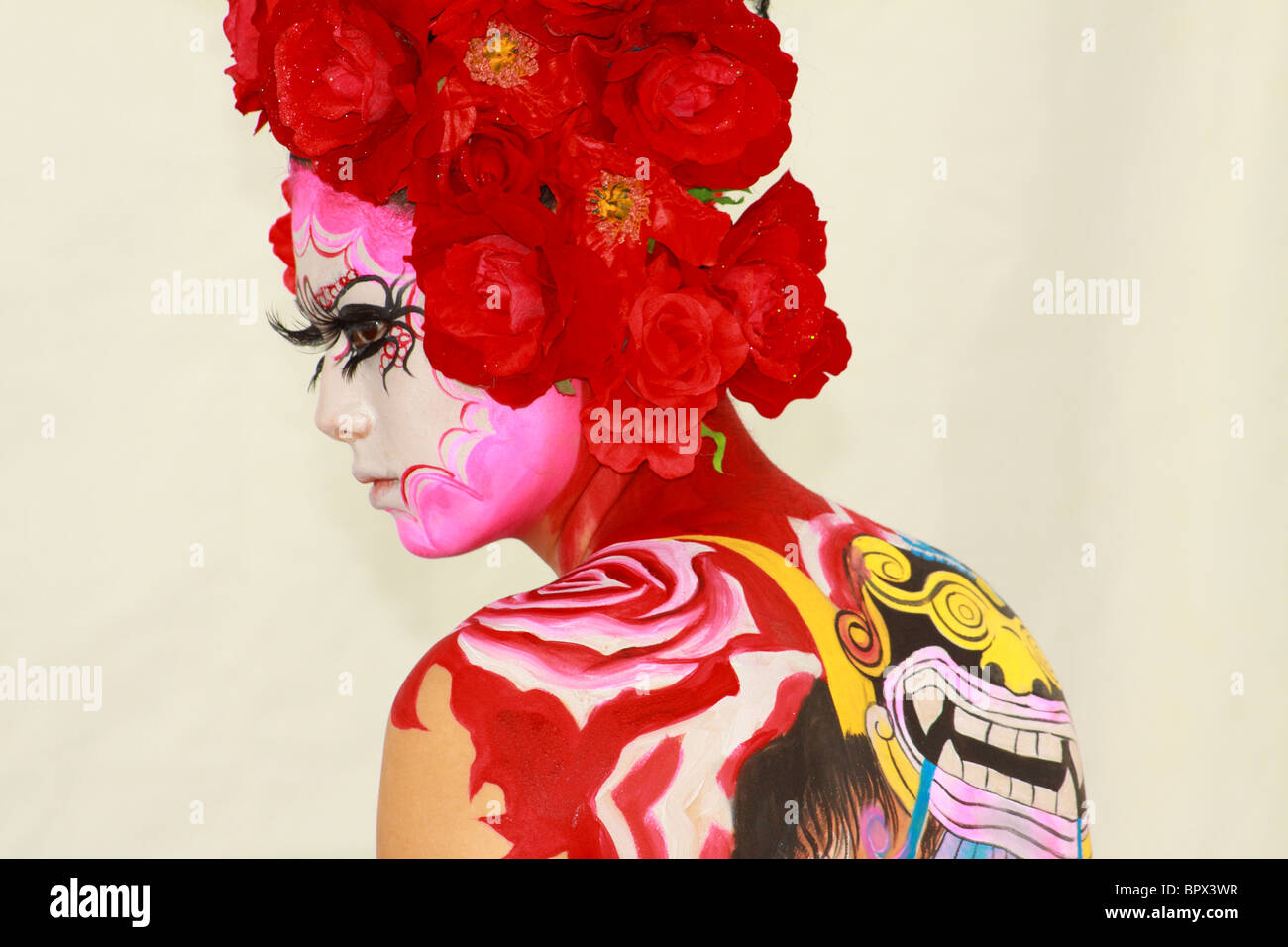 Daegu International Bodypainting Festival Stock Photo