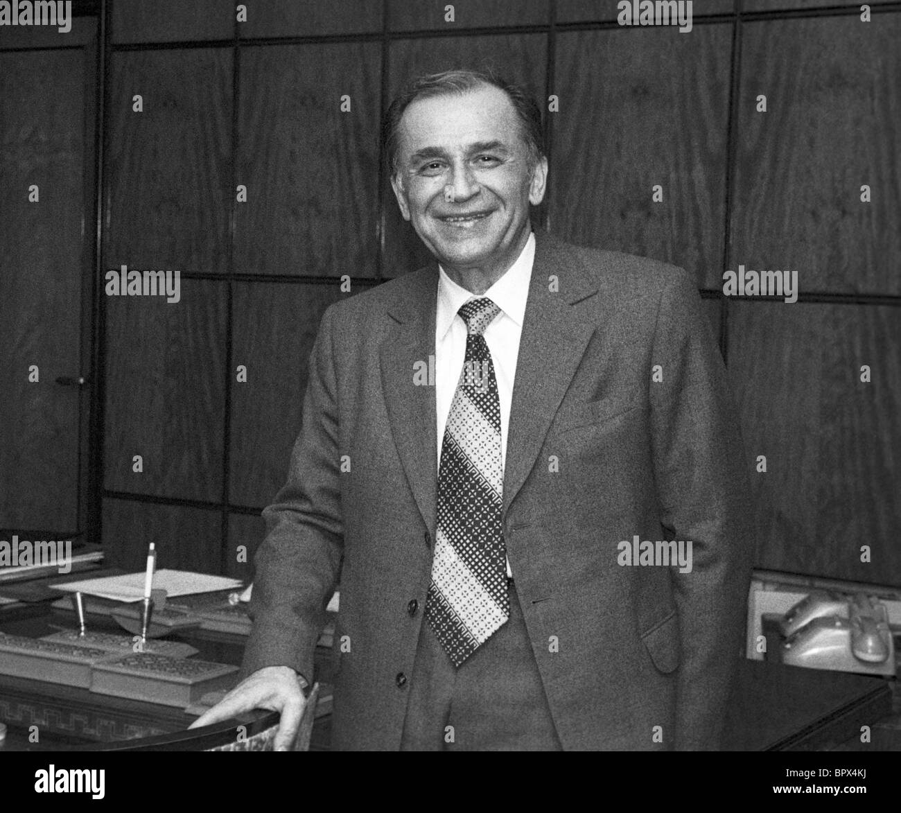 Ion Iliescu 1990 Stock Photo Alamy