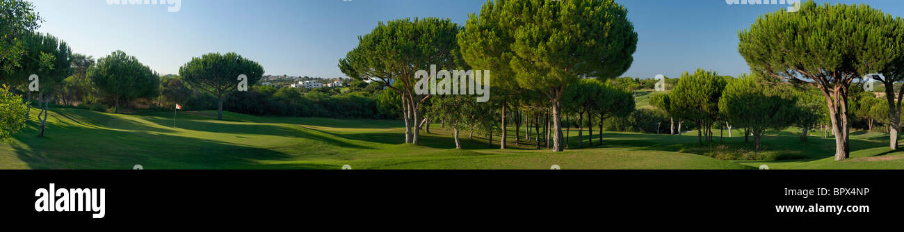 Portugal the Algarve, 4th (and 12th) hole Balaia Golf course, Albufeira Stock Photo