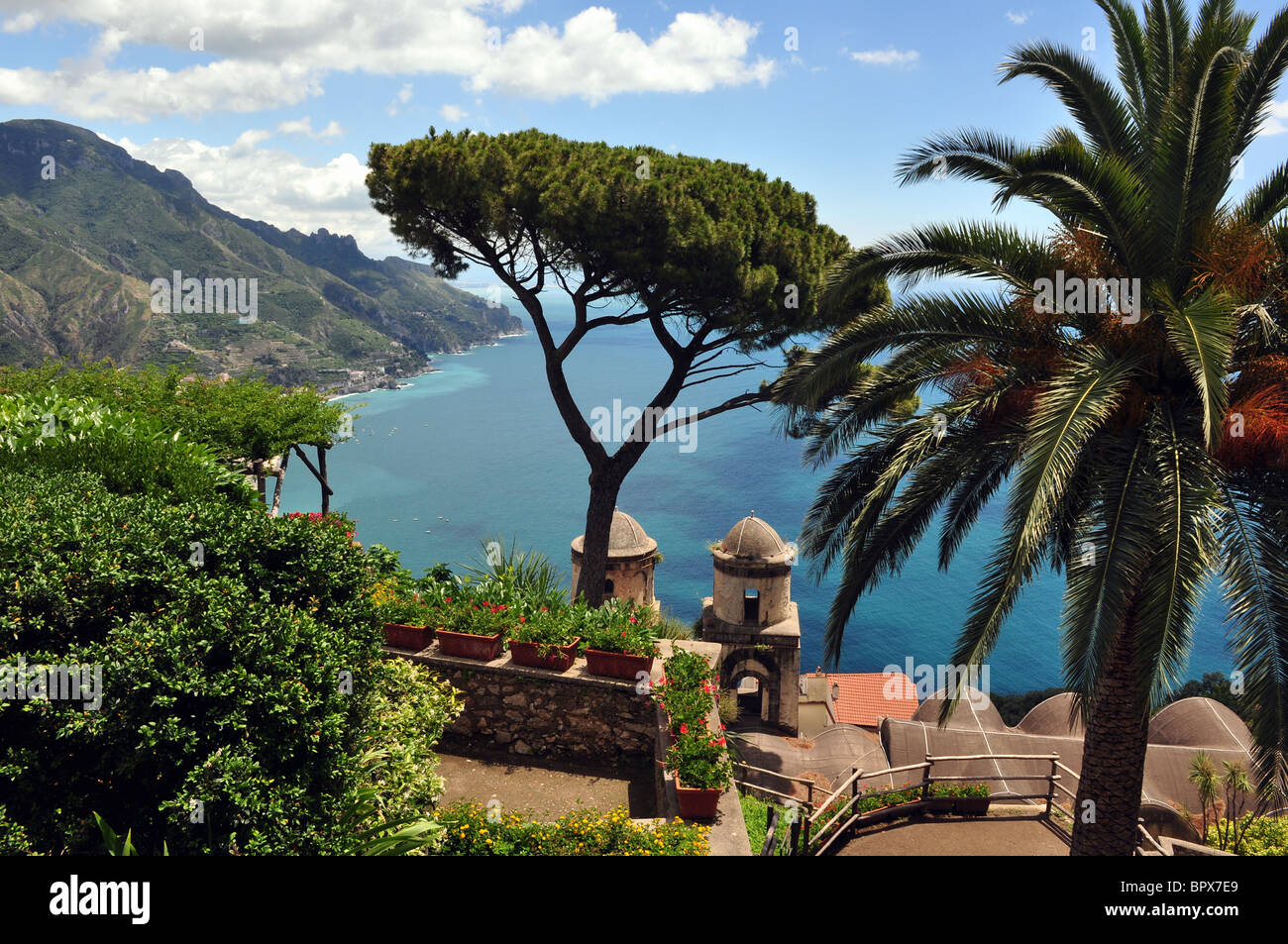 Villa Rufolo Ravello Stock Photo