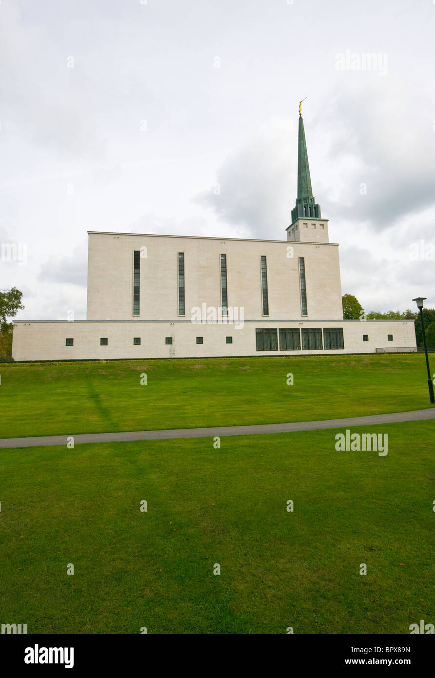 The Mormon London Temple Church Of The Latter Day Saints Newchapel Surrey England Stock Photo