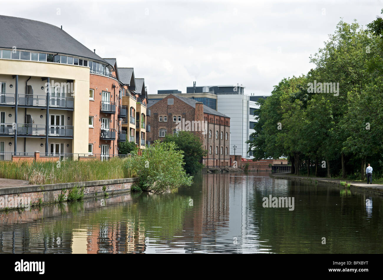 Nottingham Beeston canal, Nottingham, England, UK Stock Photo