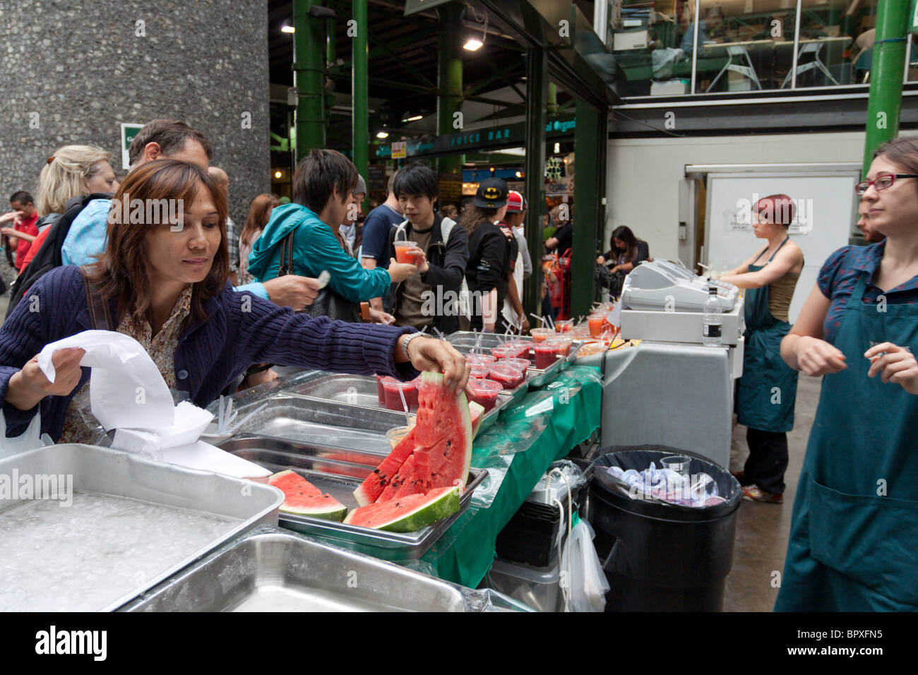 Borough Market - Southwark - London Stock Photo