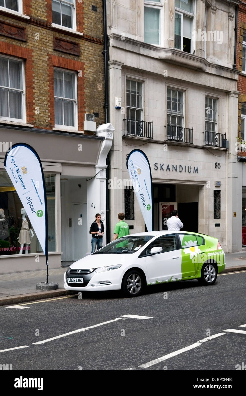 Zipcar, Zip Car City of Westminster driving project advertising at