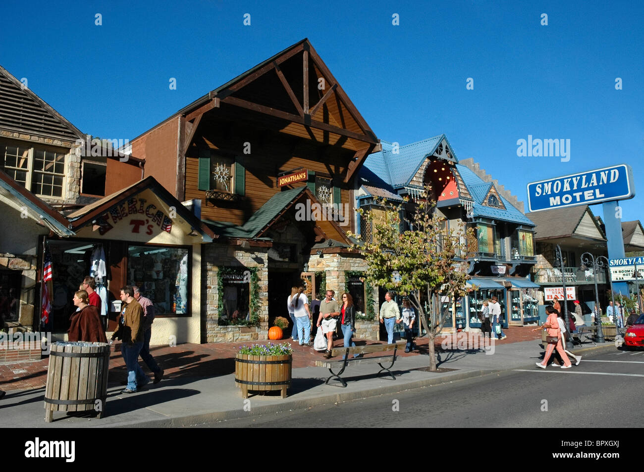 shopping in Gatlinburg, TN Stock Photo Alamy