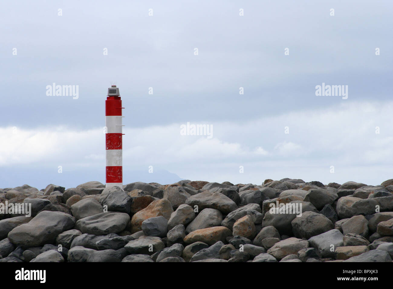 Madeira lighthouse Stock Photo