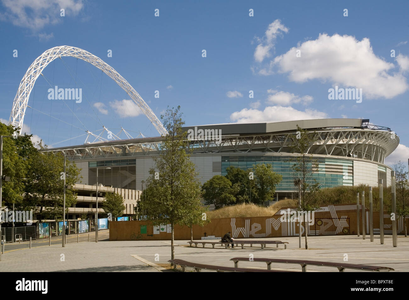 England London Wembley stadium Stock Photo
