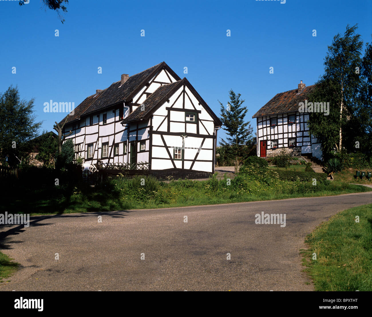 Typical country house in Limburg an area of Holland that lies between Germany and Belgium Stock Photo