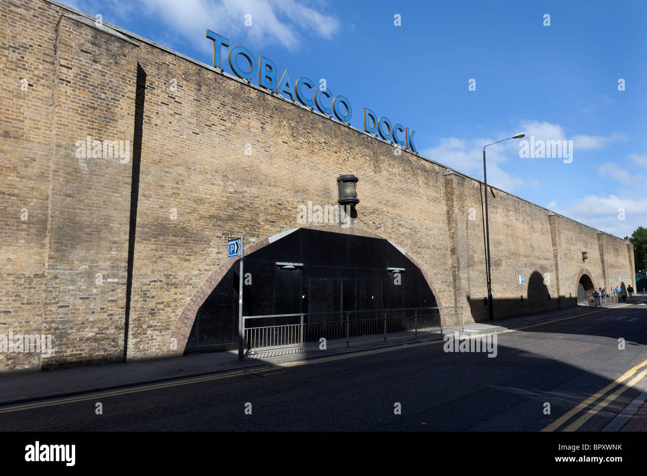 tobacco dock wapping lane Tobacco Dock a grade I listed warehouse in Wapping, London Docklands, UK  Stock Photo
