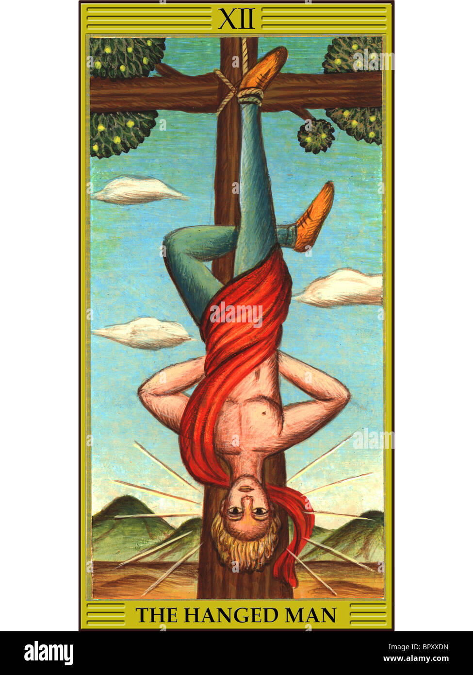 Carta de Tarot - O Enforcado - The Hanged Man - Caotize-se