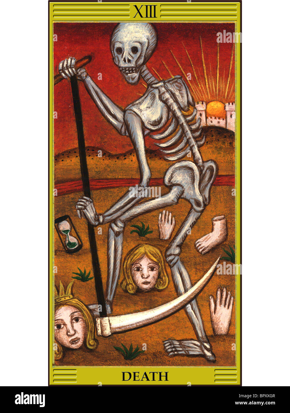 Tarot card of death hi-res stock photography and images - Alamy