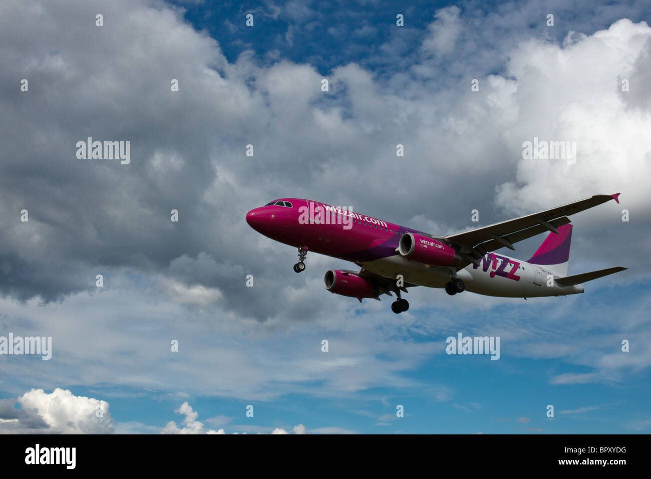 HA-LPA, Airbus A320-233, Wizz Air, Wladyslaw Reymont Airport (EPLL), Lodz Stock Photo