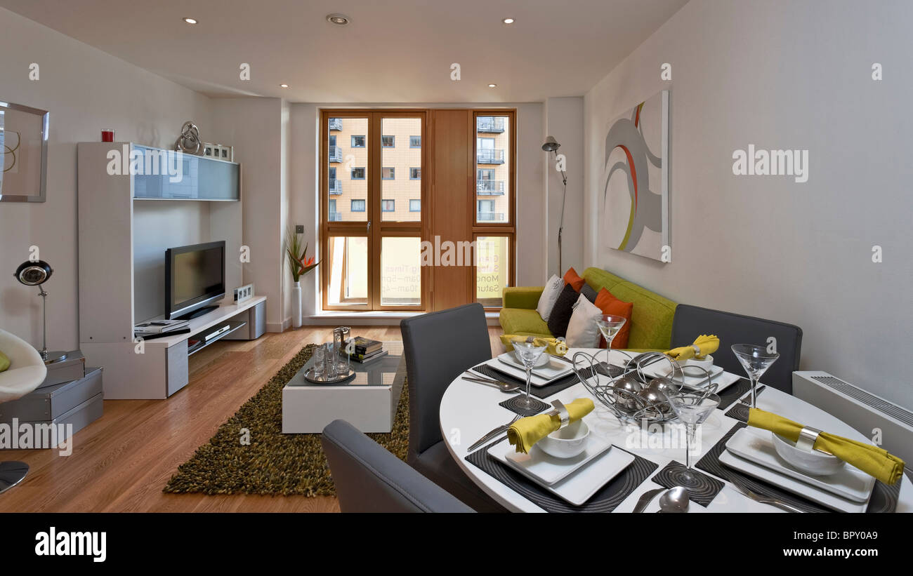 Watermans Place Apartments- Granary Wharf, Leeds Stock Photo
