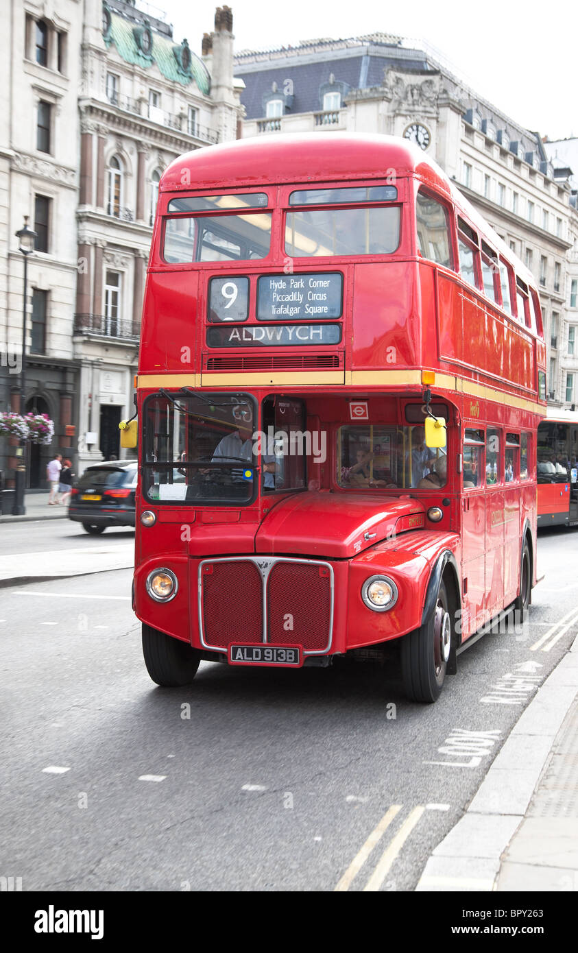 London routemaster bus Stock Photo