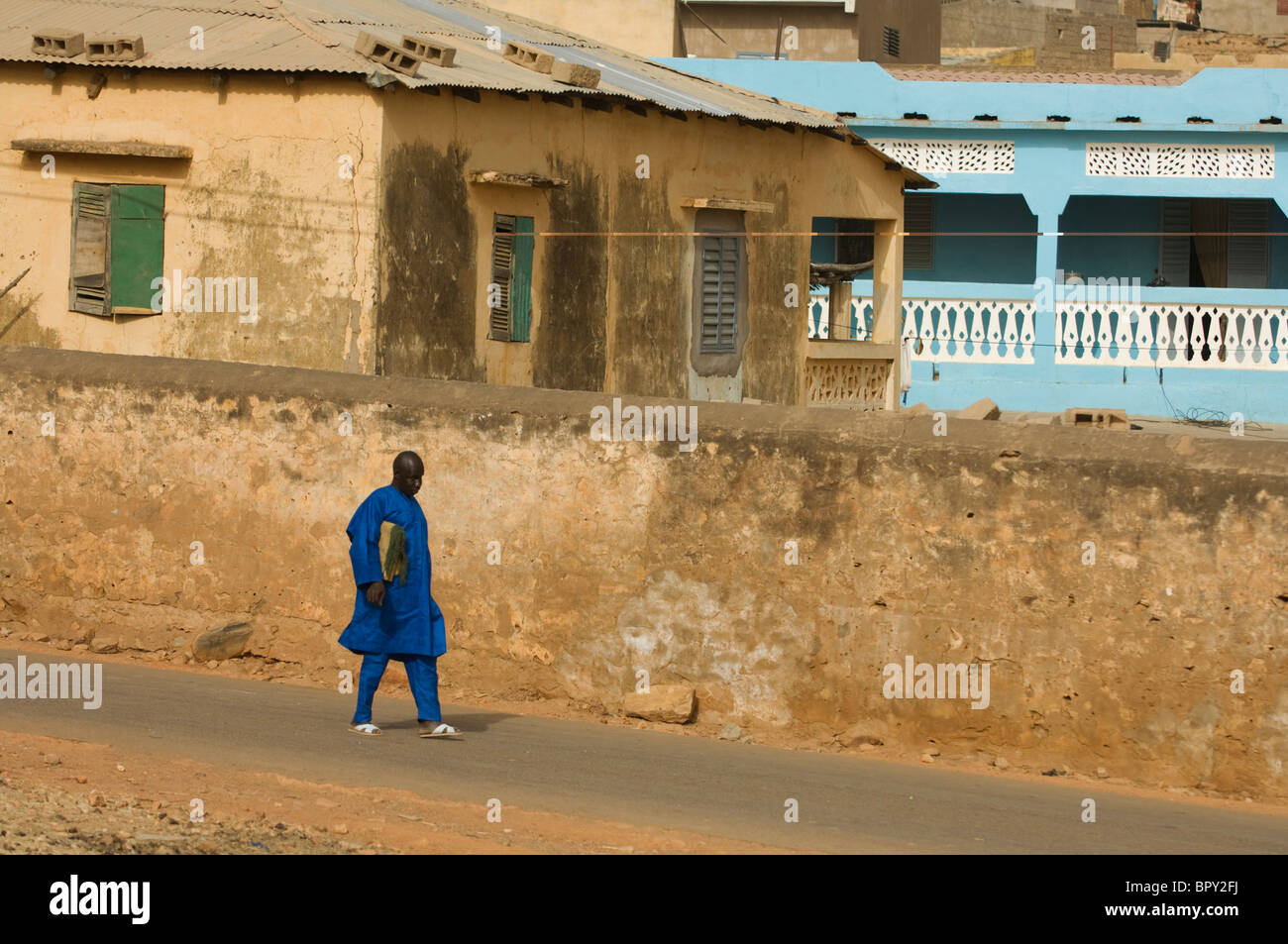 Street scene, Bakel, Senegal Stock Photo