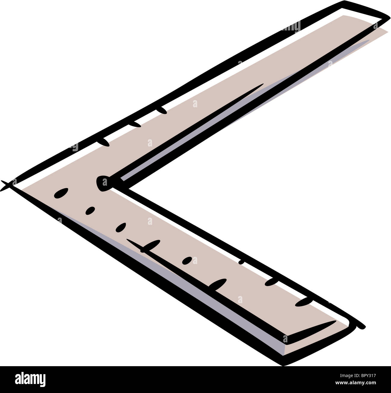 A right angle ruler Stock Photo - Alamy