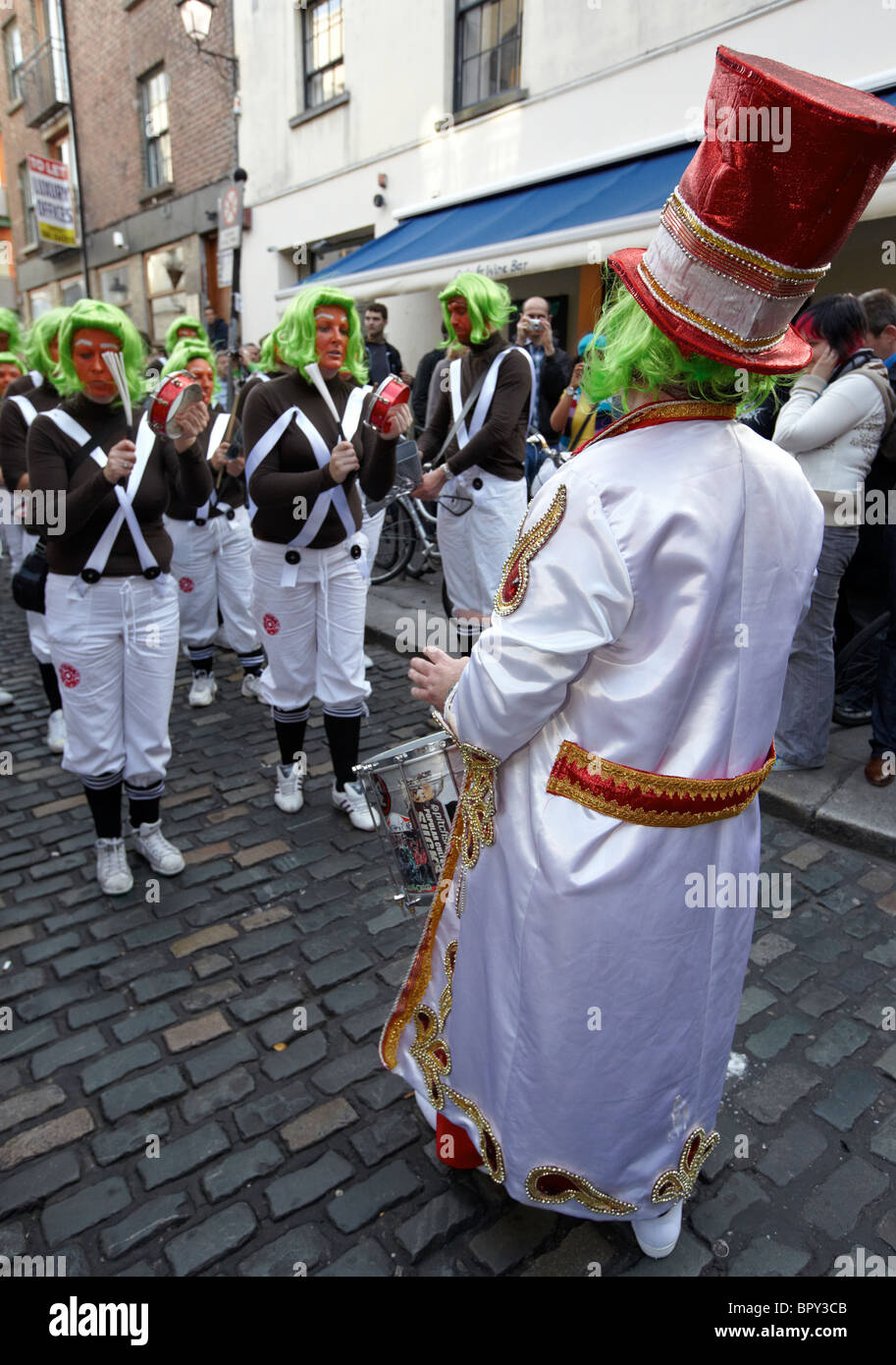 Willy Wonka and The Chocolate Factory Parade In Dublin Ireland Europe