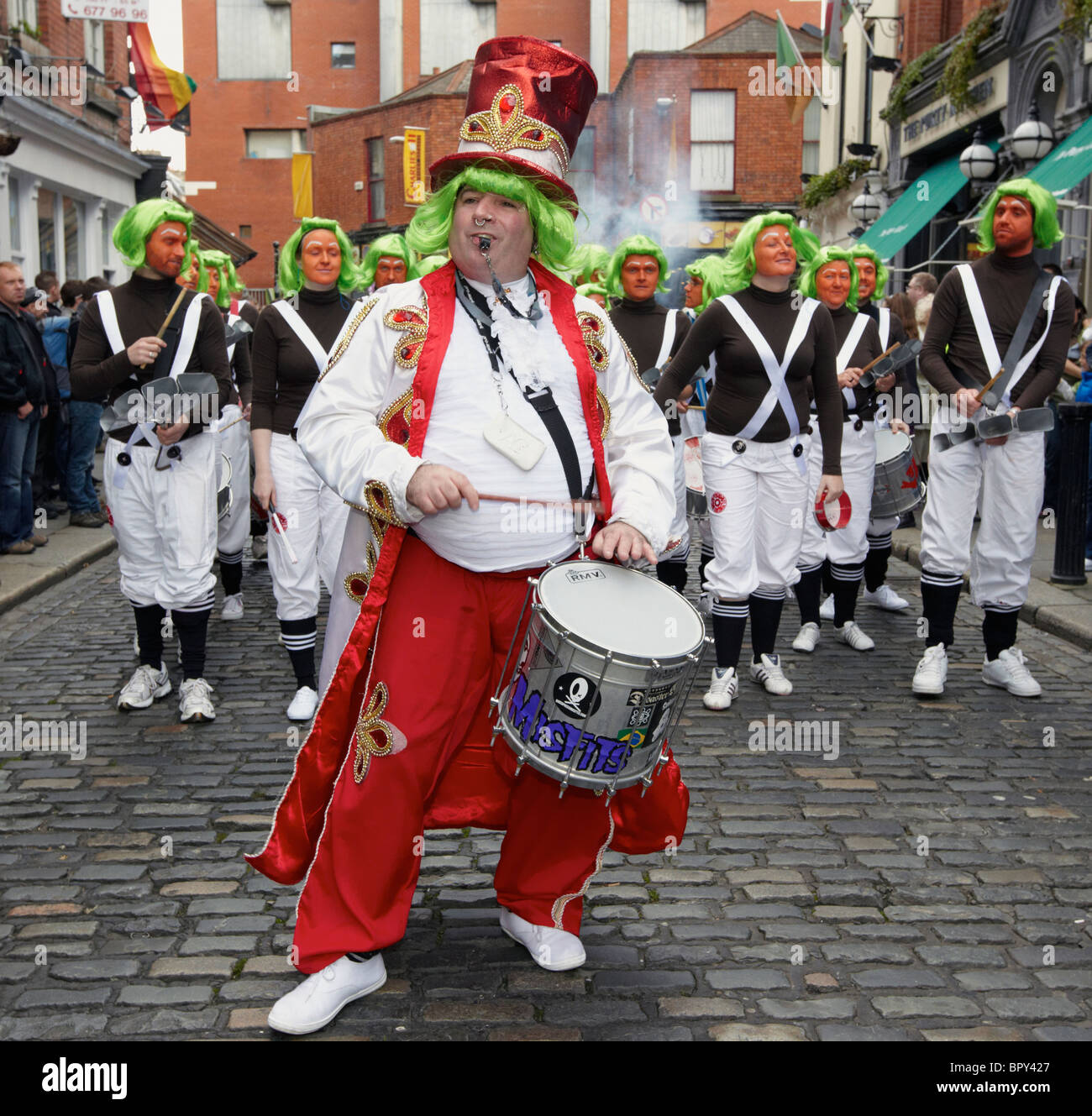 Willy Wonka and The Chocolate Factory Parade In Dublin Ireland Europe