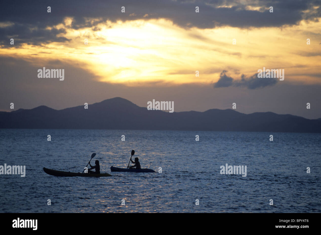 Sea Kayaking on Coron Island, Phillippines Stock Photo - Alamy