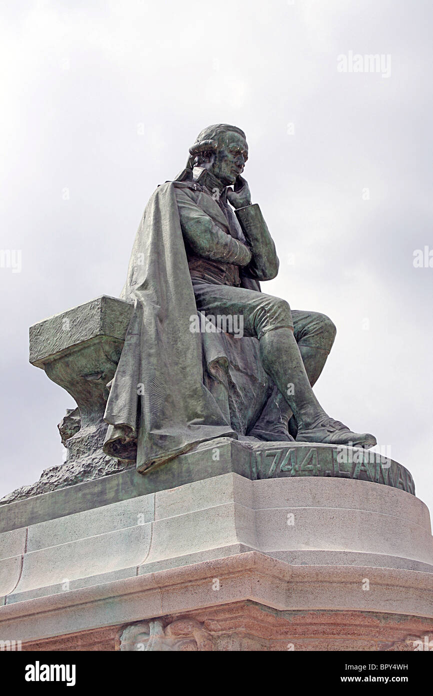 Statue of Lamarck, Jardin des Plantes, Paris Stock Photo Alamy