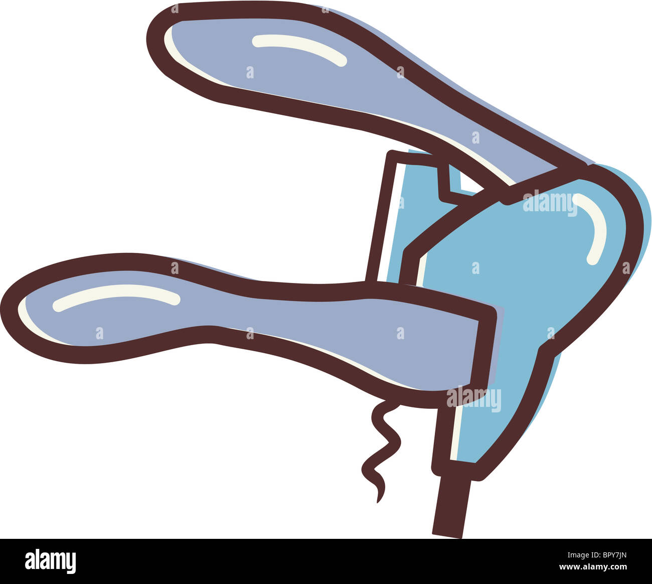 Illustration of a wine opener Stock Photo Alamy