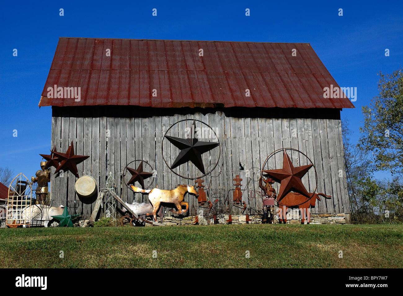 items for sale Leiper's Fork Tennessee Stock Photo