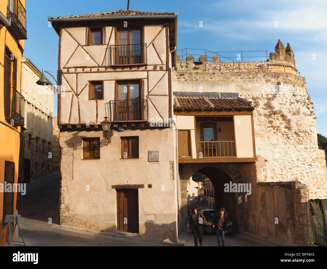 Segovia, Segovia Province, Spain. House in the Plazuela del Socorro