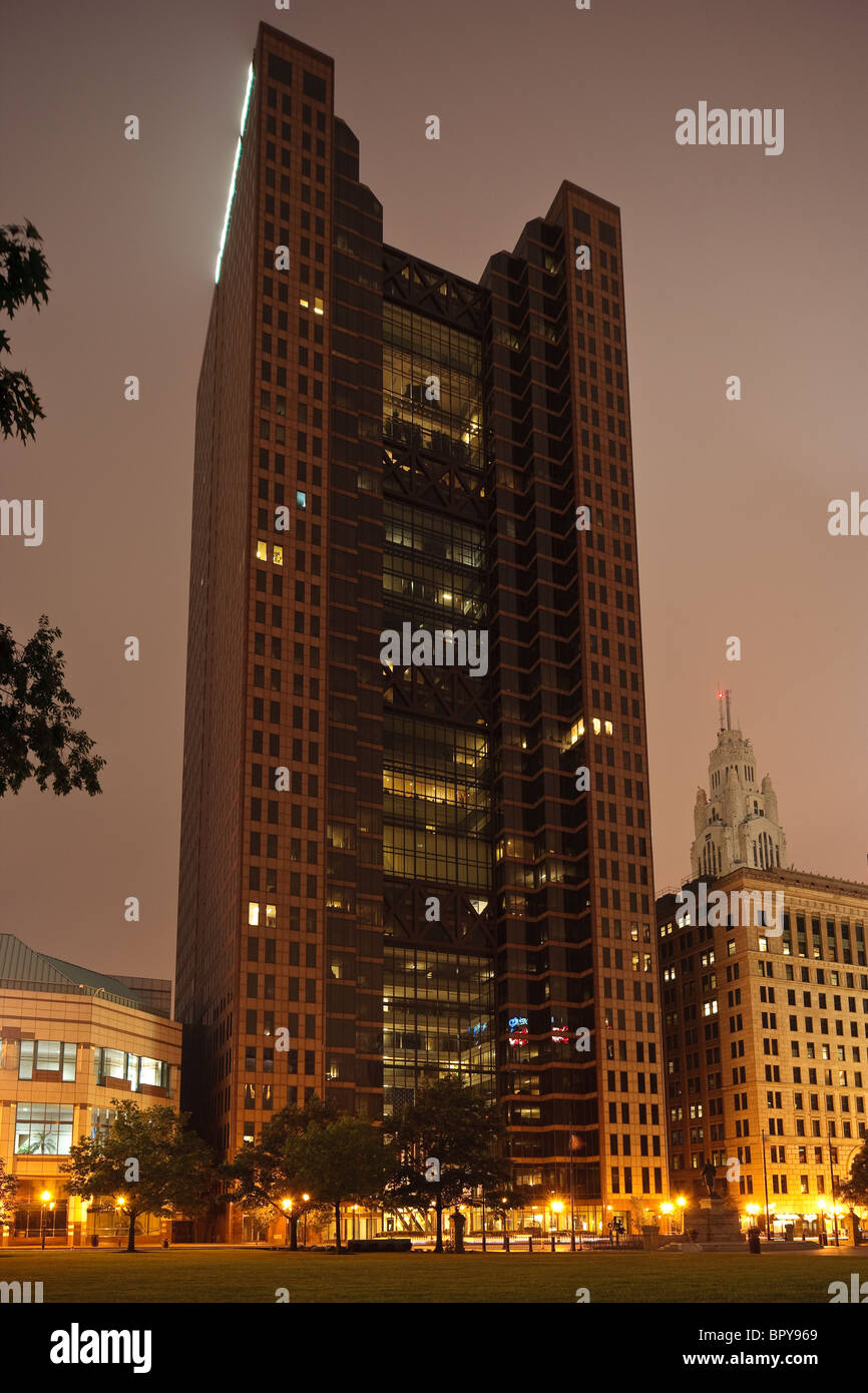 Huntington building located in downtown Columbus Ohio Stock Photo