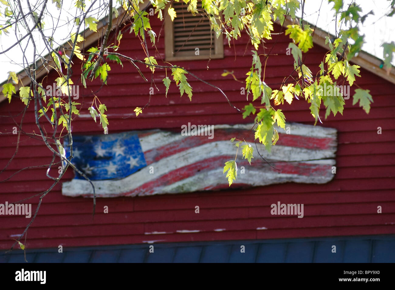 Front of shop in Leiper's Fork, Tennessee Stock Photo