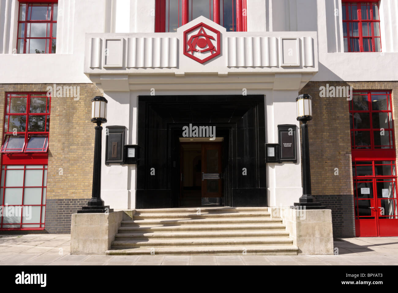 The Arsenal Stadium, affectionately know as Highbury, viewed here after ...
