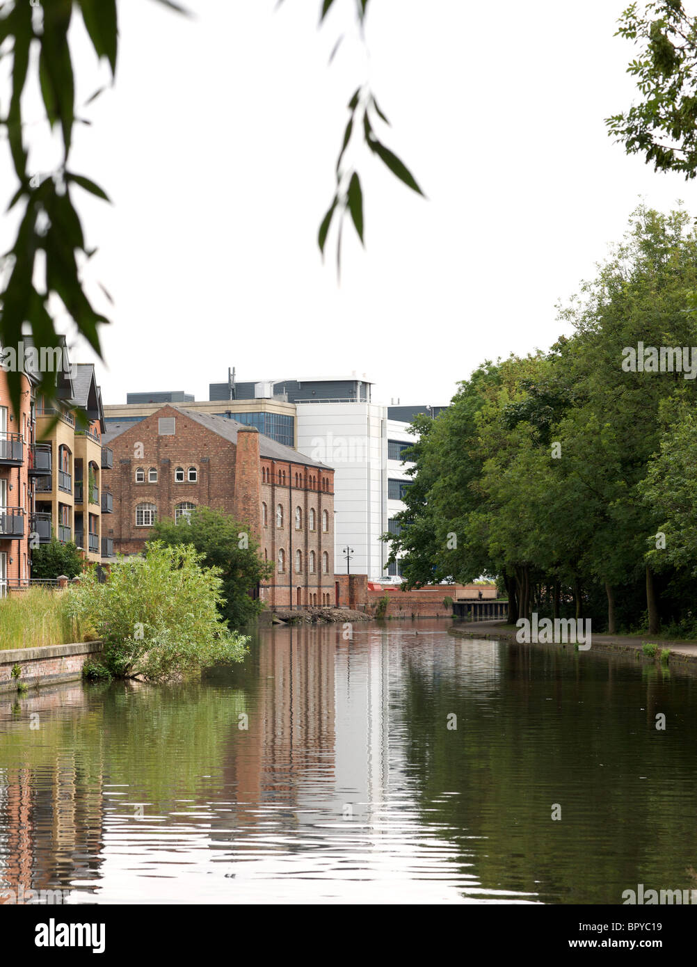 Nottingham Beeston canal Stock Photo