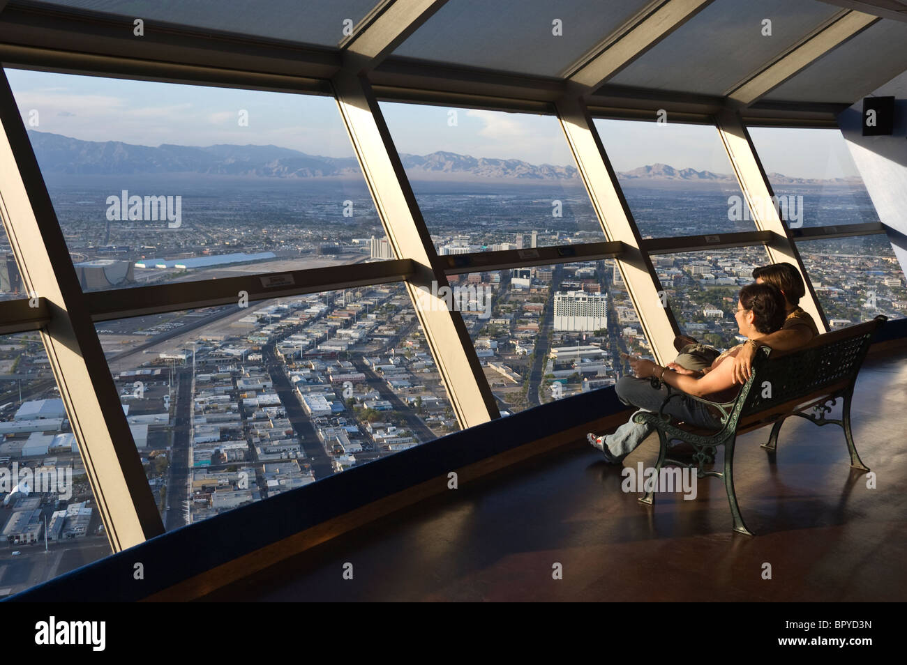 Nevada, Las Vegas, Stratosphere, observation gallery in tower Stock Photo -  Alamy