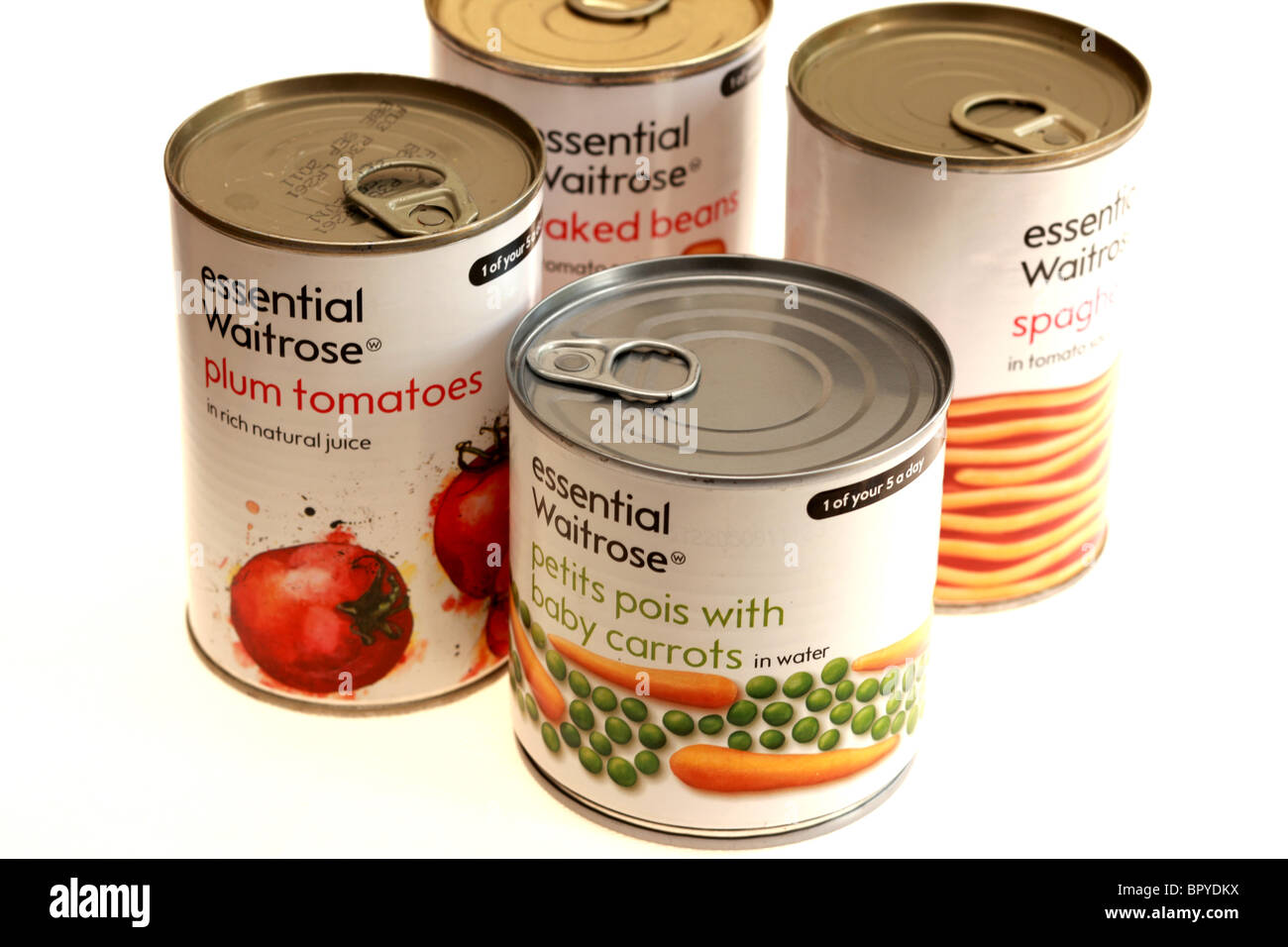 Waitrose Essentials Tins Stock Photo Alamy